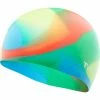 TYR Tie Dye Junior Swim Cap - 2023 1 TYR Tie Dye Junior Swim Cap - 2023 -Men's Swim Shop blueyellow 24035.1544195445