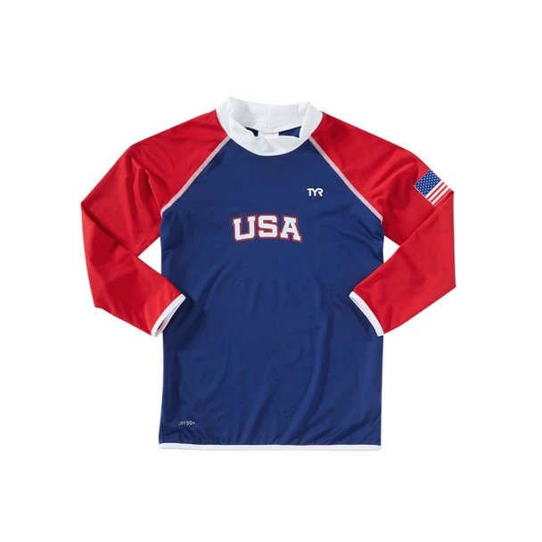 TYR Boys USA Rashguard - 2022 3 TYR Boys USA Rashguard - 2022